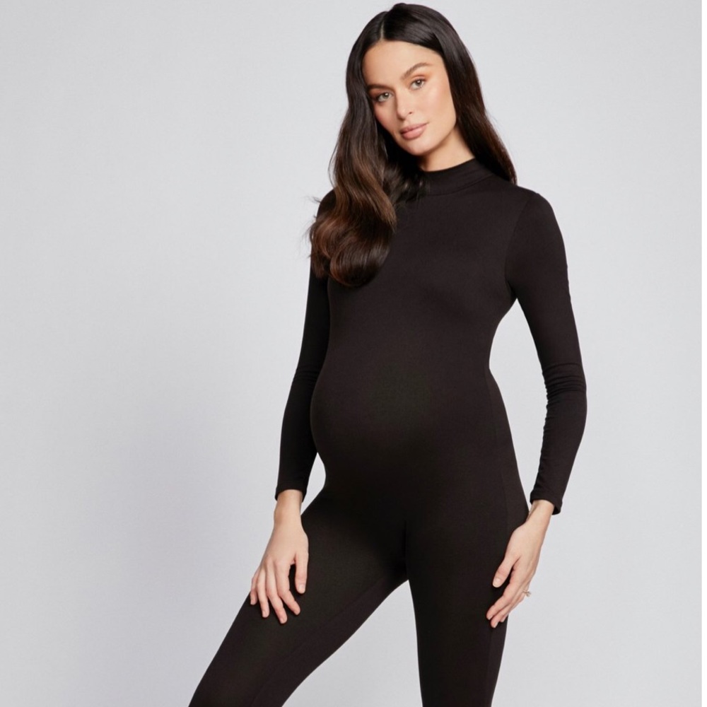 Bumpsuit Maternity Black Long-Sleeve Jumpsuit